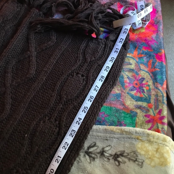 MODA international cable knit sweater/wrap - Picture 10 of 13